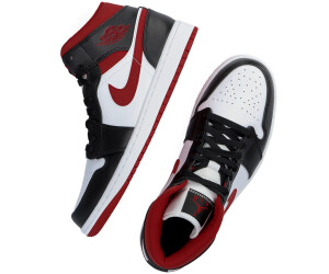 Factibilidad Ilegible erección Nike Air Jordan 1 Mid white/gym red/black desde 250,00 € | Compara precios  en idealo