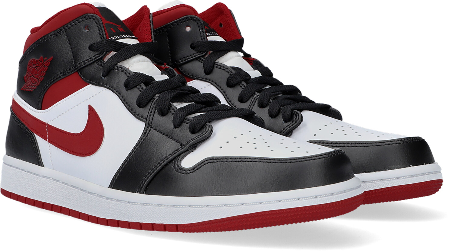 Nike Air Jordan 1 Mid 554724 white gym red black Les Soldes arrivent le 8 janvier 2025 idealo