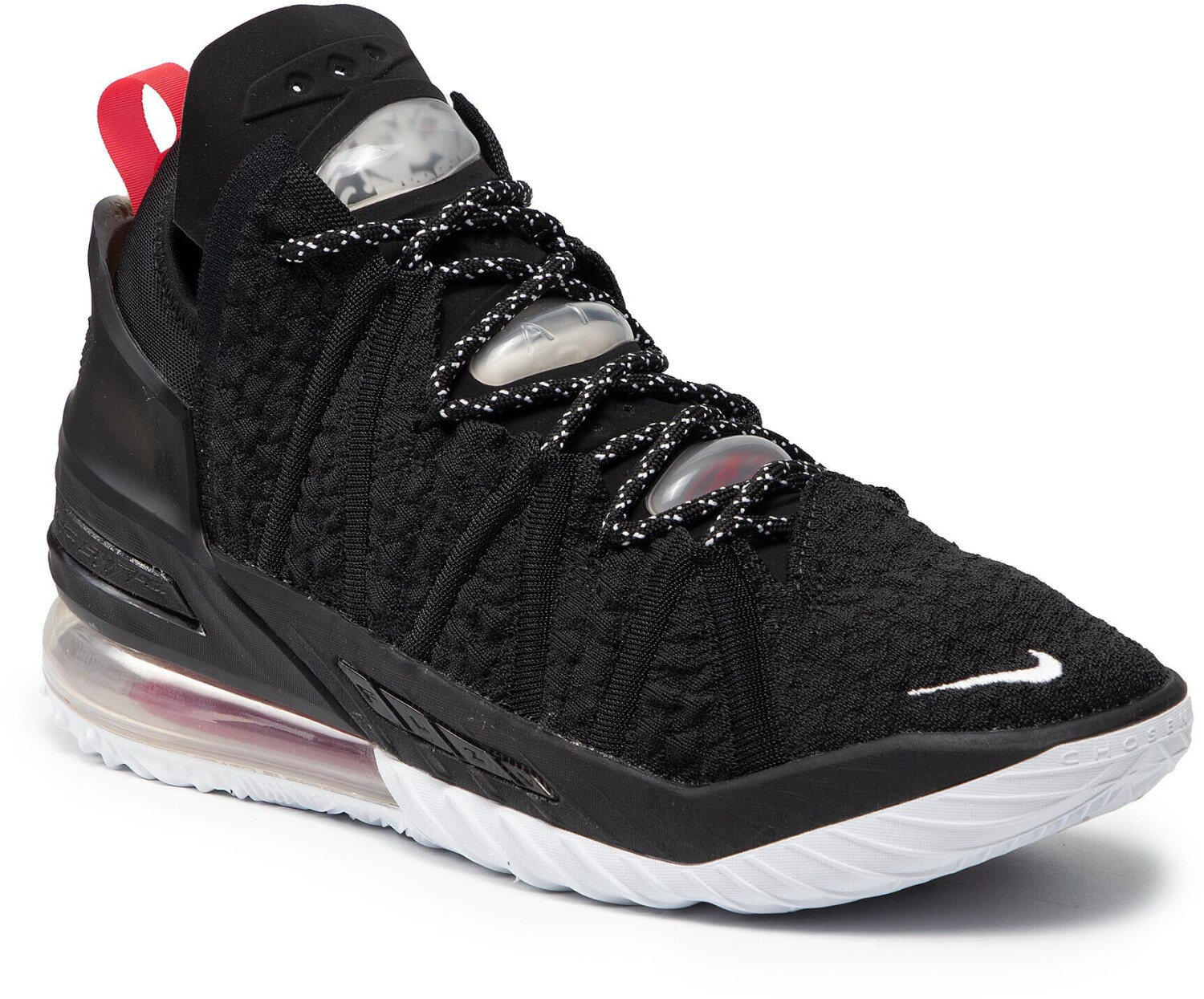 Black and red lebron 18 outlet