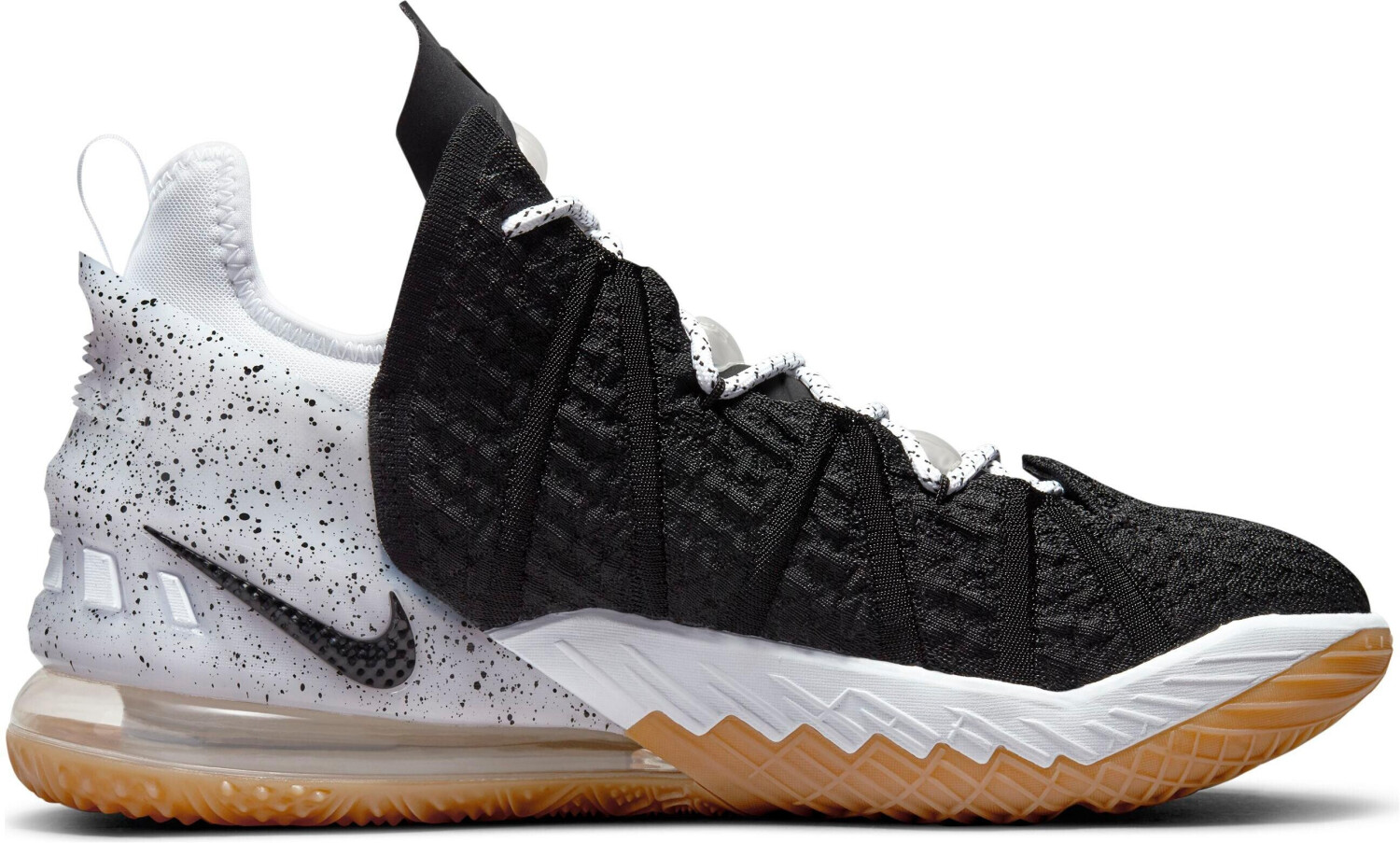 nike lebron 18 black gum