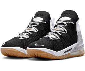 Black and white lebron 18 clearance