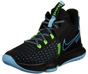 Nike LeBron Witness 5 black/green strike/light blue pulse desde 92,44 € | Compara precios en idealo