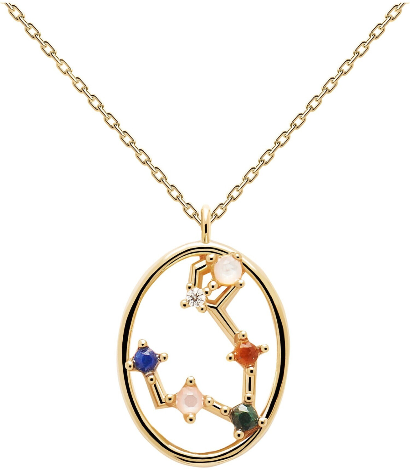PDPAOLA Zodiac Necklace (CO01) Pisces