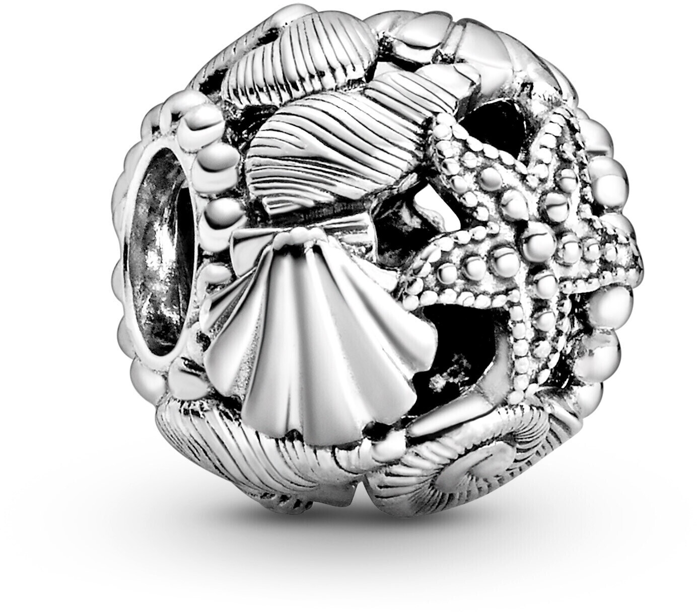 Pandora Openwork Starfish, Shells & Hearts Charm