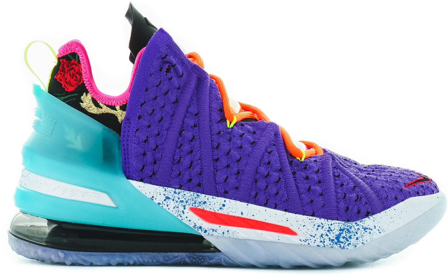 multi color lebron 18
