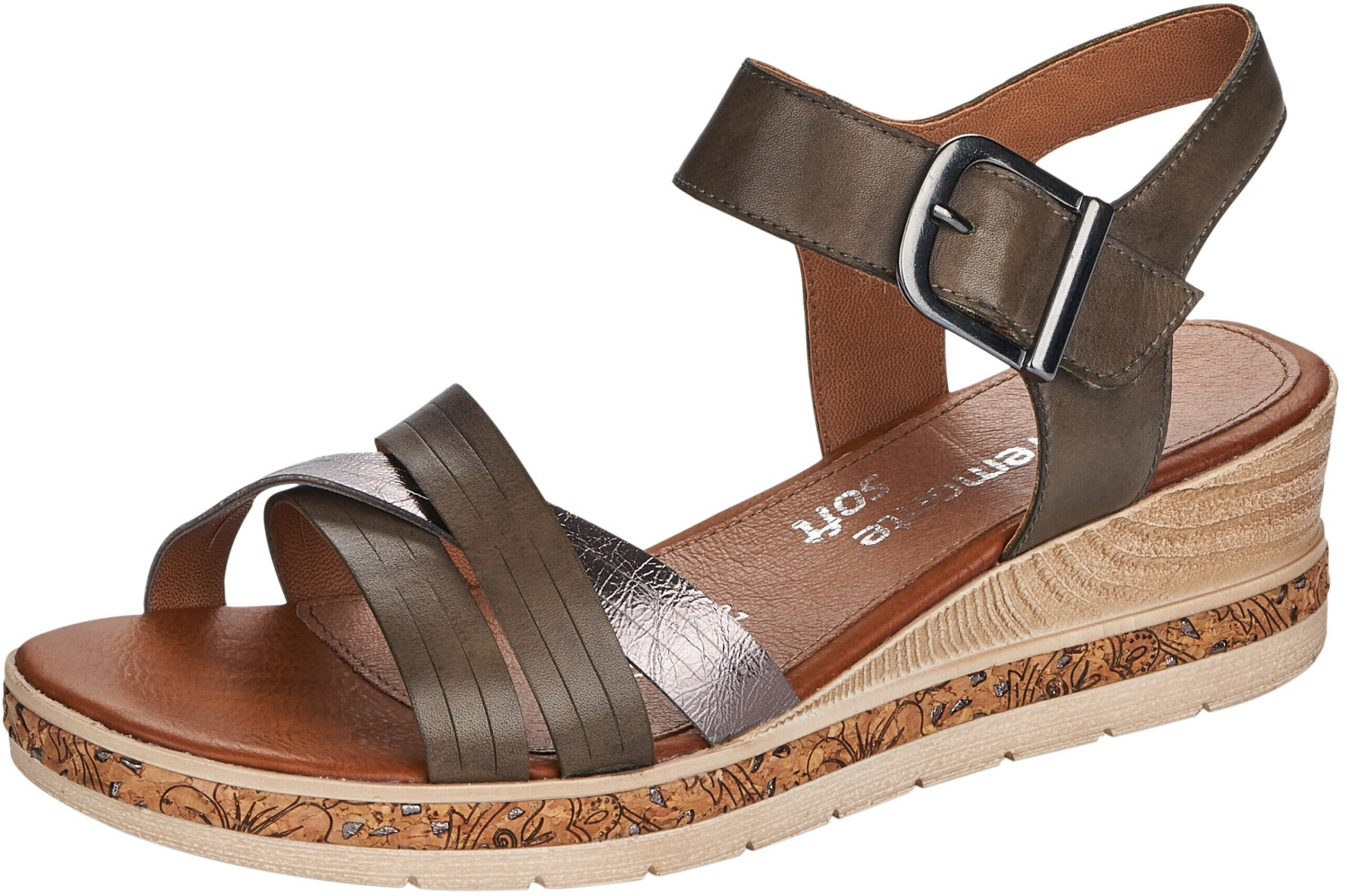 Remonte Dorndorf Sandals (D3057) green/silver