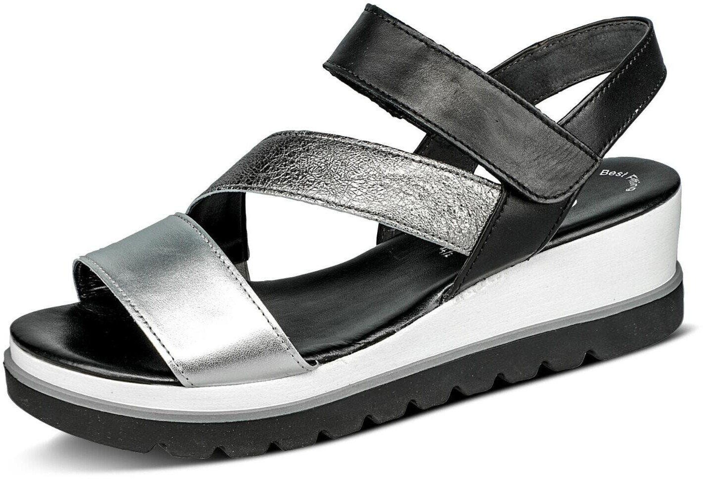 Buy Gabor Sandals (64.641.61) black/silver from £65.00 (Today) – Best ...