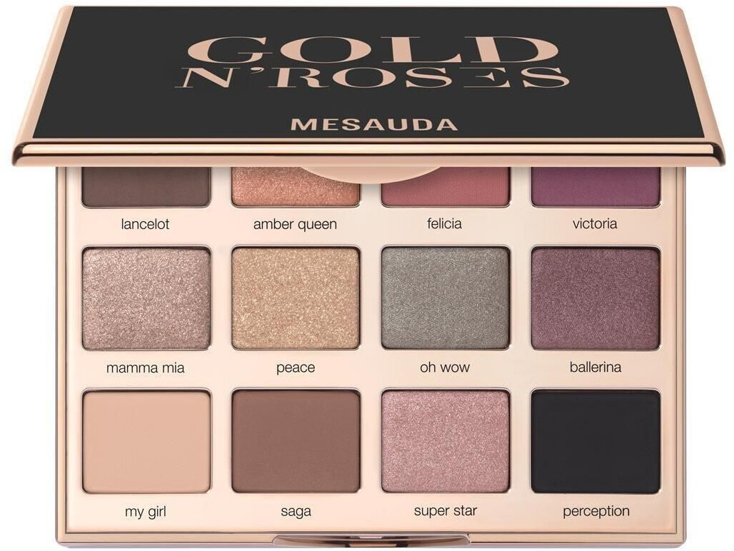 Mesauda Milano Gold N' Roses Eyeshadow Palette (12 x 1,2g)