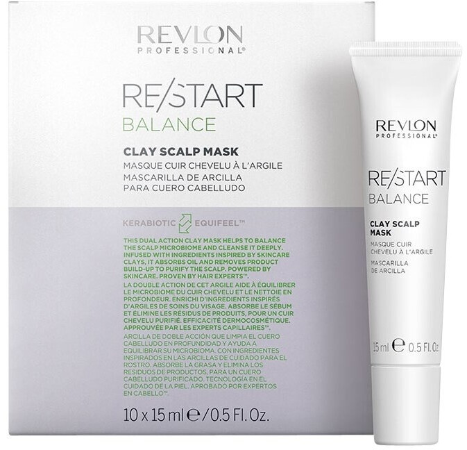 Revlon Professional Re/Start Balance Clay Scalp Mask (10 x 15 ml)