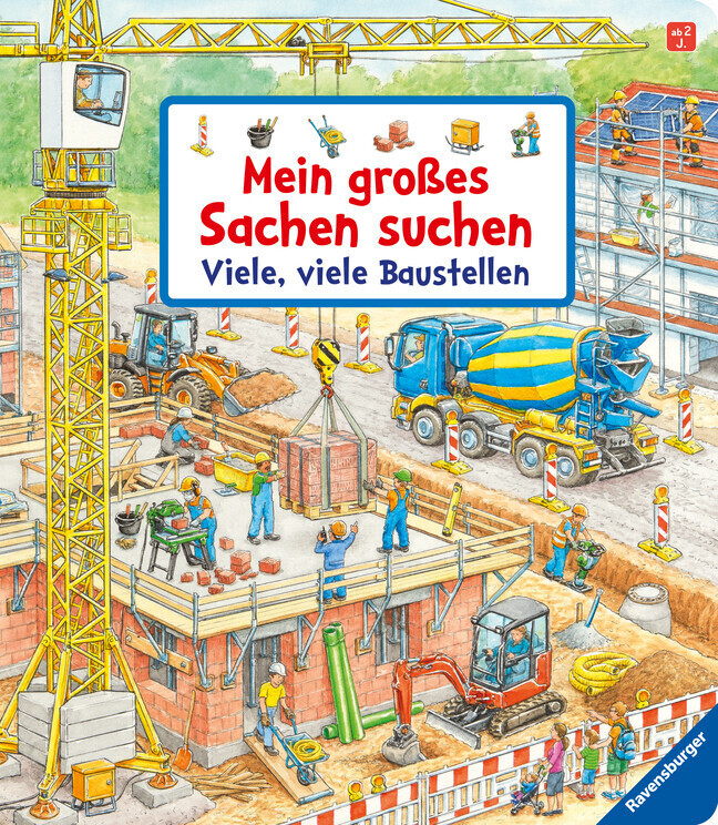 Mein großes Sachen suchen: Viele, viele Baustellen (Susanne Gernhäuser) [9783473438945]