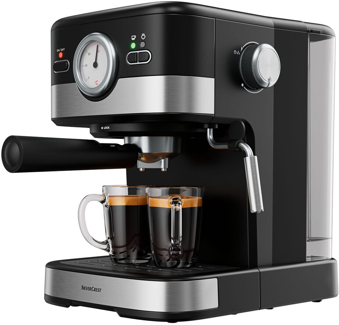 Silvercrest Espressomaschine Preisvergleich | ab C3 SEM bei € schwarz 1100 74,90