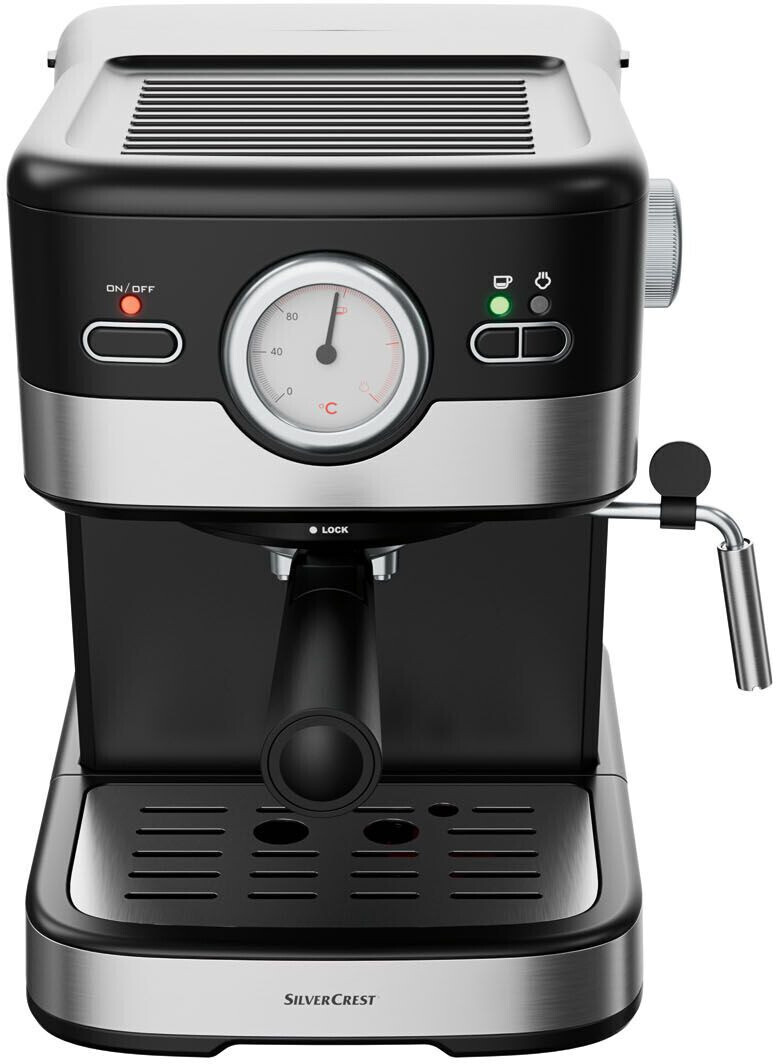 Silvercrest Espressomaschine SEM 1100 C3 schwarz ab 74,90 € |  Preisvergleich bei