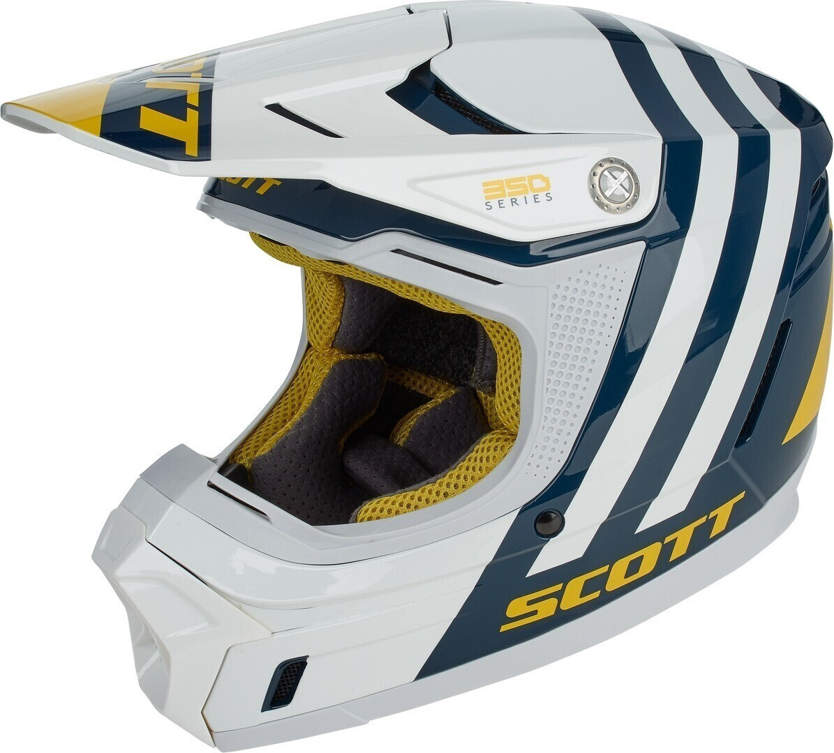 Scott 350 EVO Kid Plus Dash ECE Helm deep blue/yellow