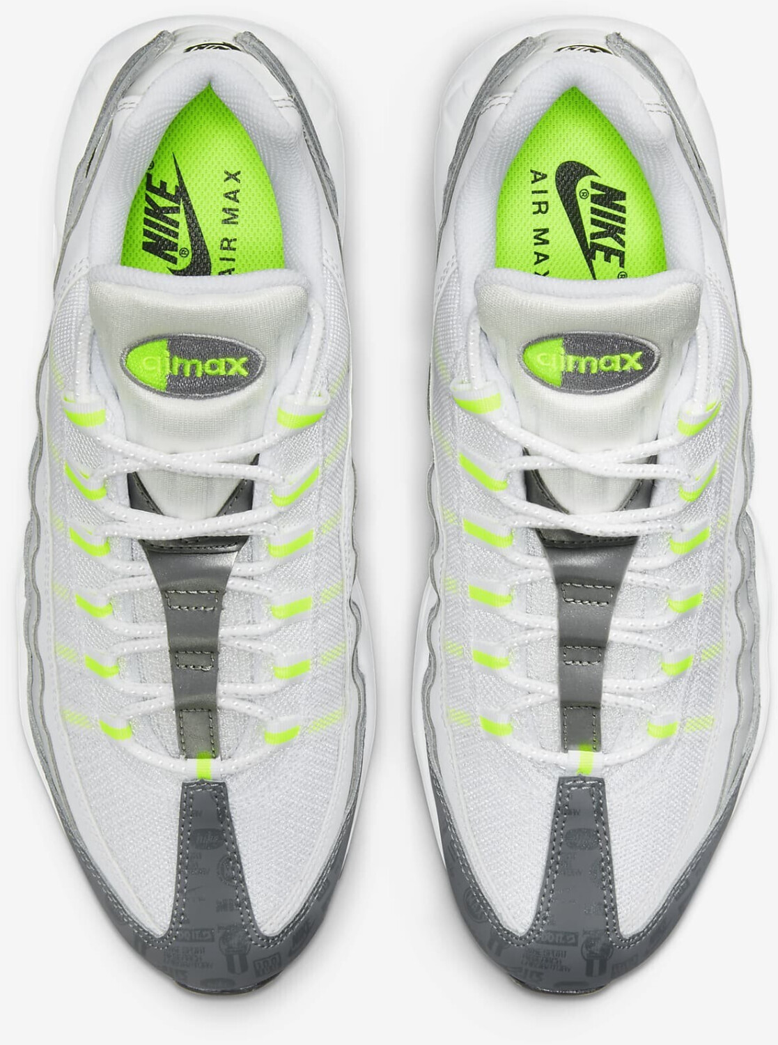 Air max 95 white cool grey wolf grey deals
