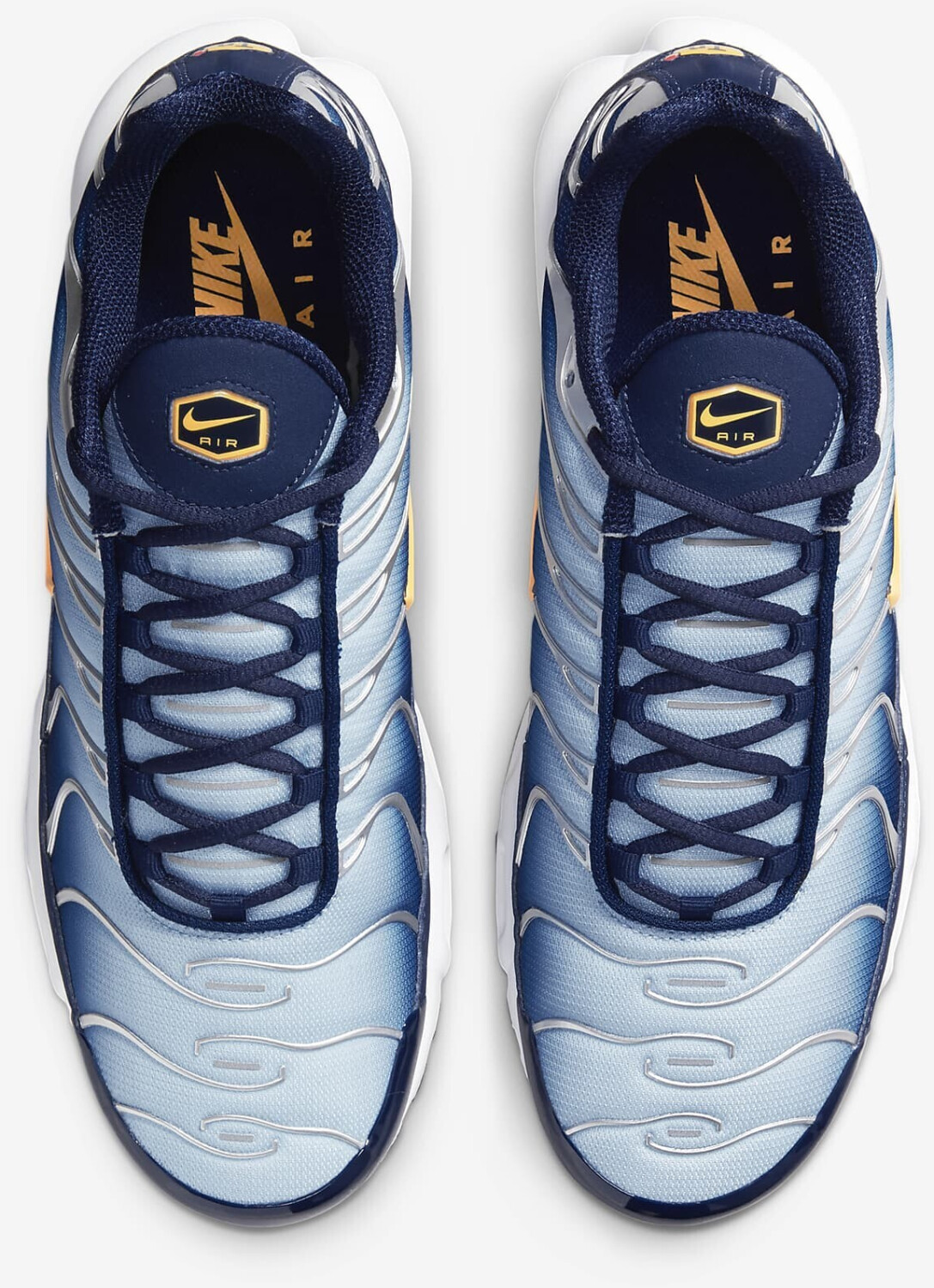 nike air max plus blue and orange