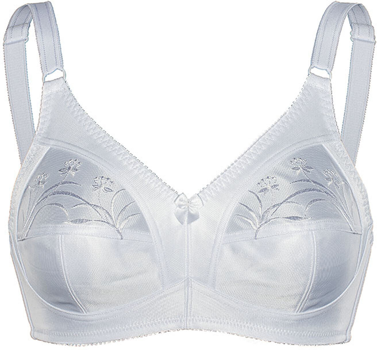 Sassa Soft BH Ohne Bügel – Classic LACE, Größe 80C, Pearl-Farbe, Mit Spitze & Abnehmbaren Trägern