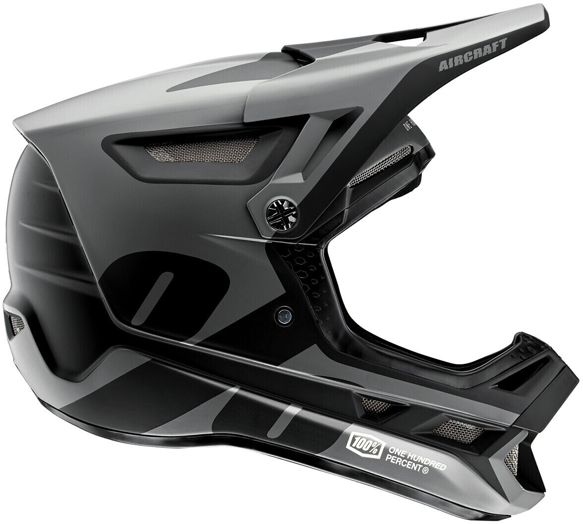 100% Aircraft DH Carbon Helm black