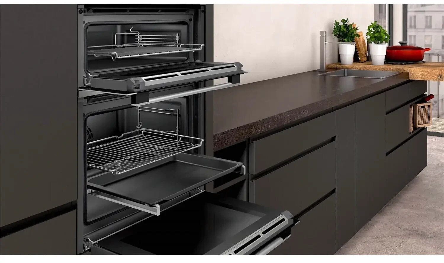 Buy Neff U2ACM7HH0B N 50 Double Pyrolytic Oven from £1,035.00 (Today