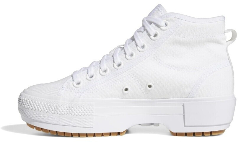 womens adidas nizza trek athletic shoe cloud white gum