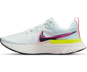 nike react white and pink