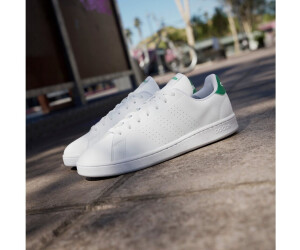 Buy Adidas Advantage cloud white cloud white green from 35.29 Today Best Deals on idealo