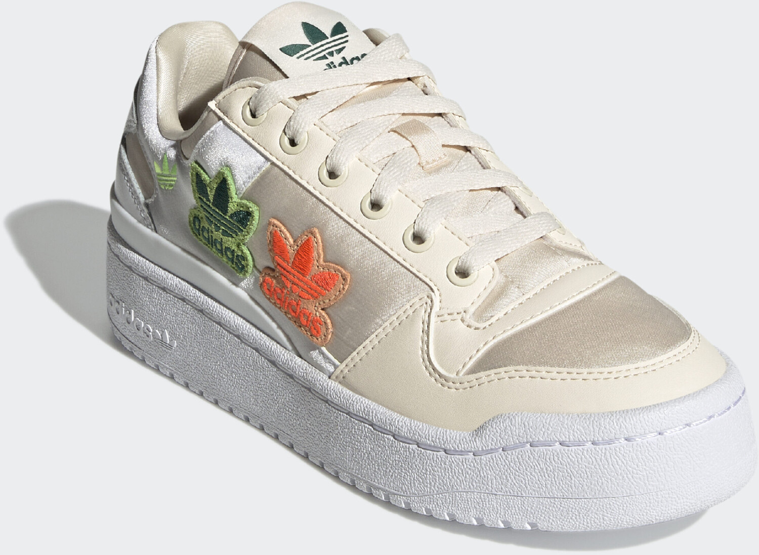 Adidas Forum Bold wonder white/cloud white/acid orange satin au meilleur prix sur idealo.fr