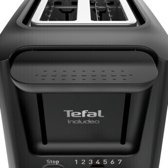 Tefal Maison TT771811 - Grille-pain - 2 tranche - 2 Emplacements -  inox/noir - Achat & prix