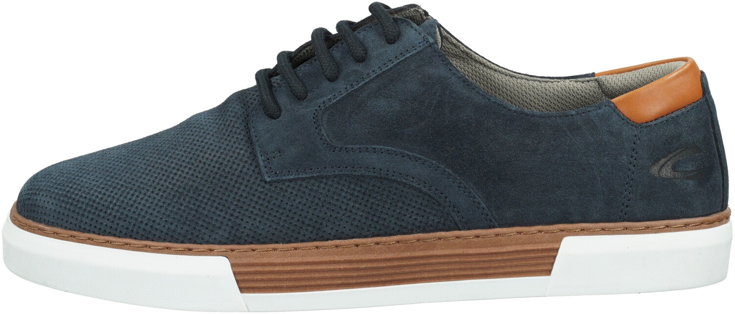 Camel Active Bayland Low Lace | Scarpe Ginnastica Uomo In Pelle | Colore Scuro | Allacciatura Classica | Stile Casual E Comfort