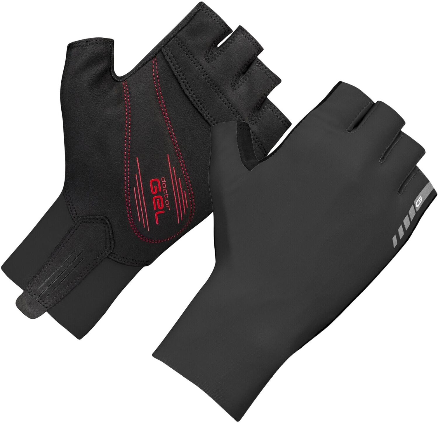 GripGrab Aero TT Raceday Short Finger Gloves black