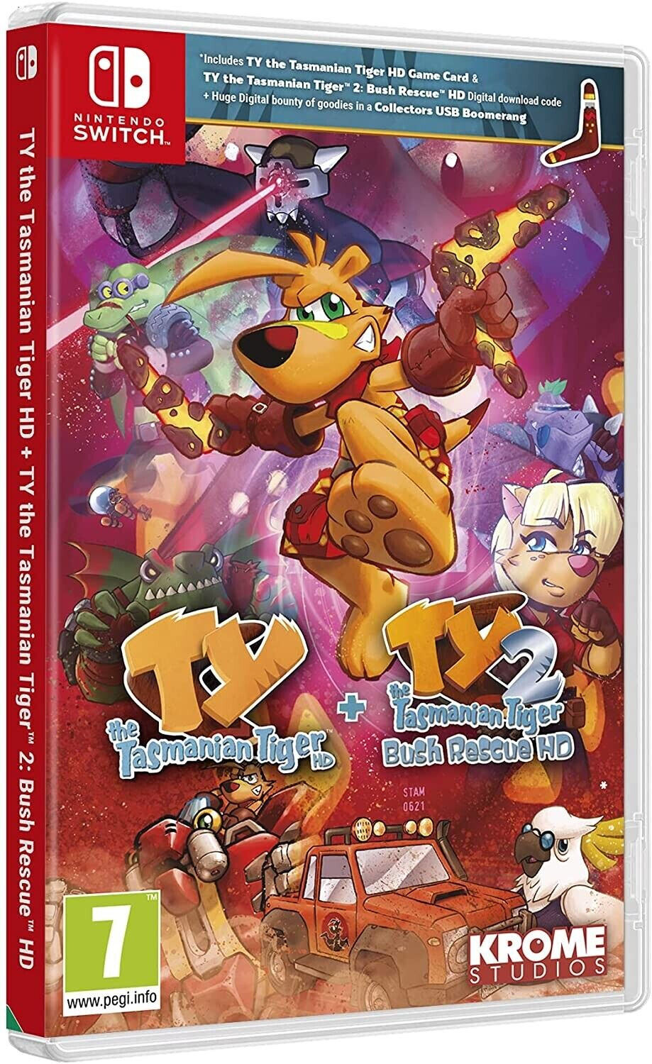TY the Tasmanian Tiger HD + Ty the Tasmanian Tiger 2 : Bush Rescue (Switch)