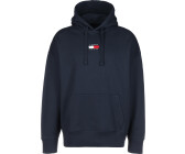 Tommy badge organic cotton hoodie clearance