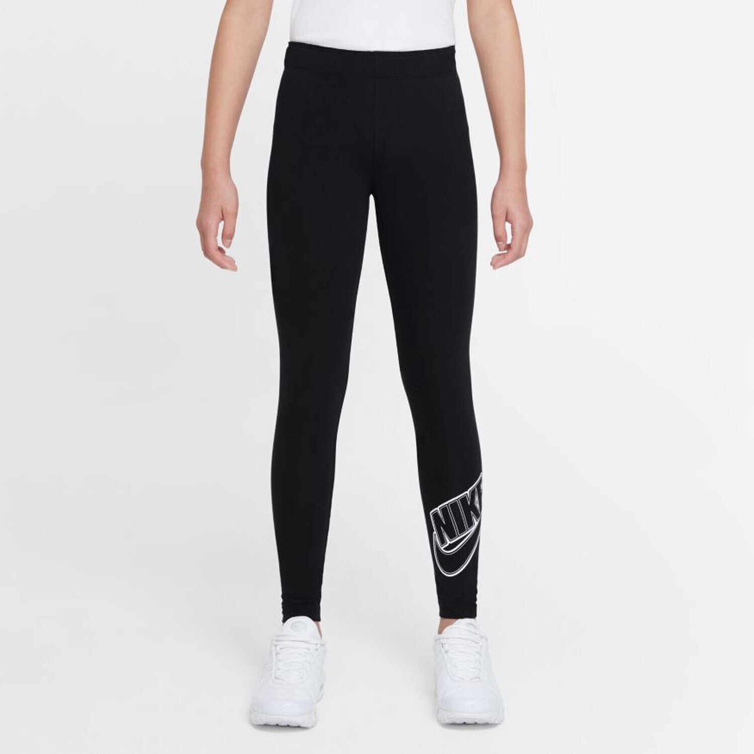 Nike NSW FAVORITES Legggs Girls black-white ab 17,95 €
