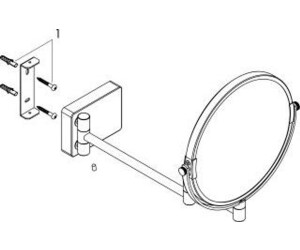Miroir De Rasage LED Hansgrohe AddStoris - Optique En Or Brillant, Référence 41790