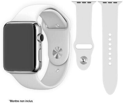Ibroz Bracelet Apple Watch SoftTouch 40mm blanc