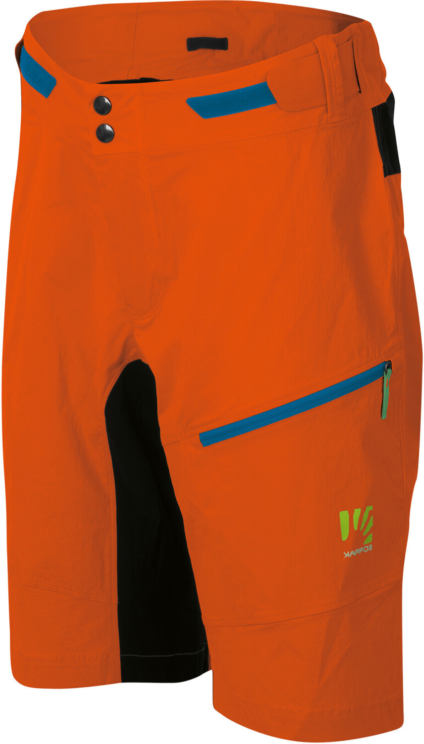 KARPOS Val Viola Bike Shorts Men Tangerine Tango Black