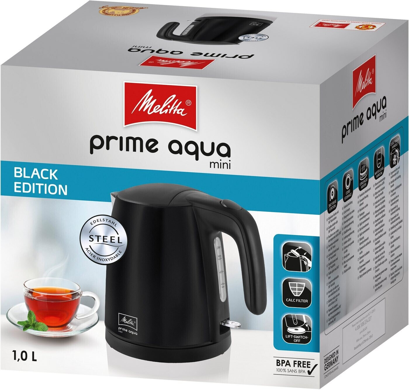Melitta Prime Aqua mini schwarz 17516112-0 ab 34,62 €