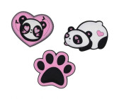 DerDieDas Buttons (3-piece) Pink Panda