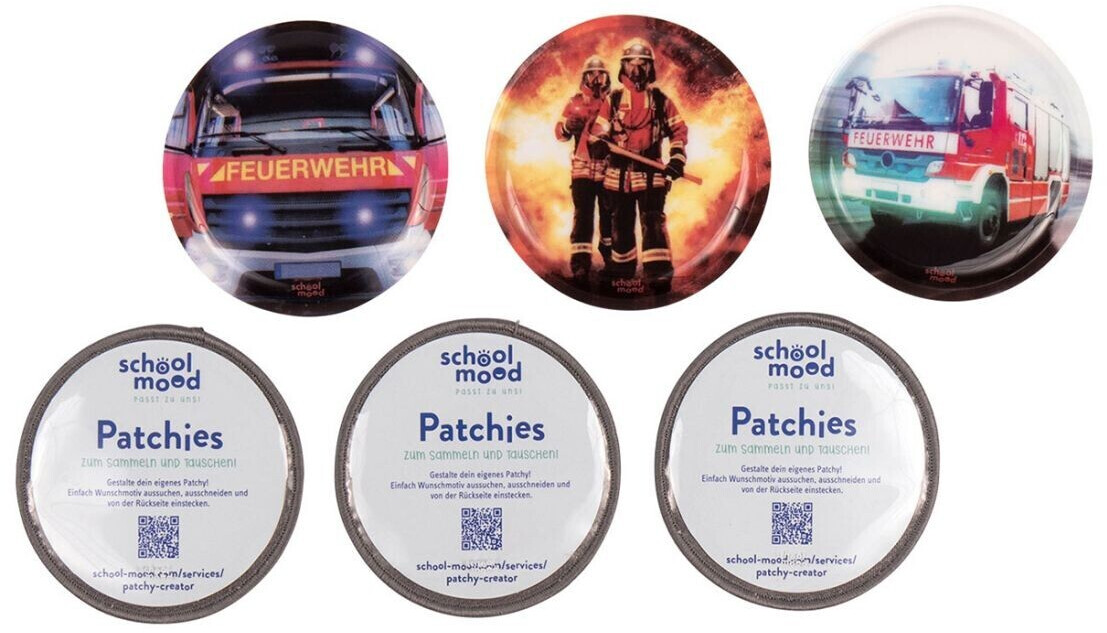 School-Mood Patchy-Set (6-piece) Fire Fighters