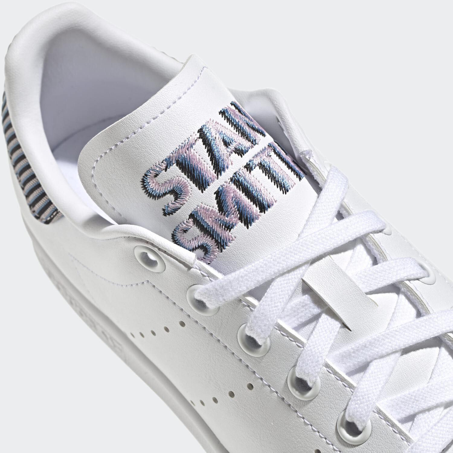 Adidas Women's Stan Smith Footwear White/Collegiate Royal-Vivid Red - FY5093