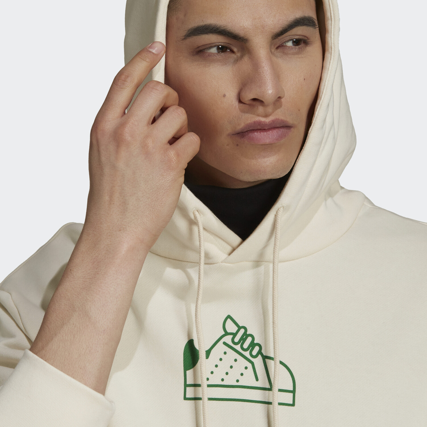 adidas Originals Stan Smith HD Hoody Beige GrÃ¼n beige