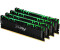 Kingston FURY Renegade RGB Kit 32 Go quatre barrettes DDR4-3600 C16 (KF436C16RBAK4/32)