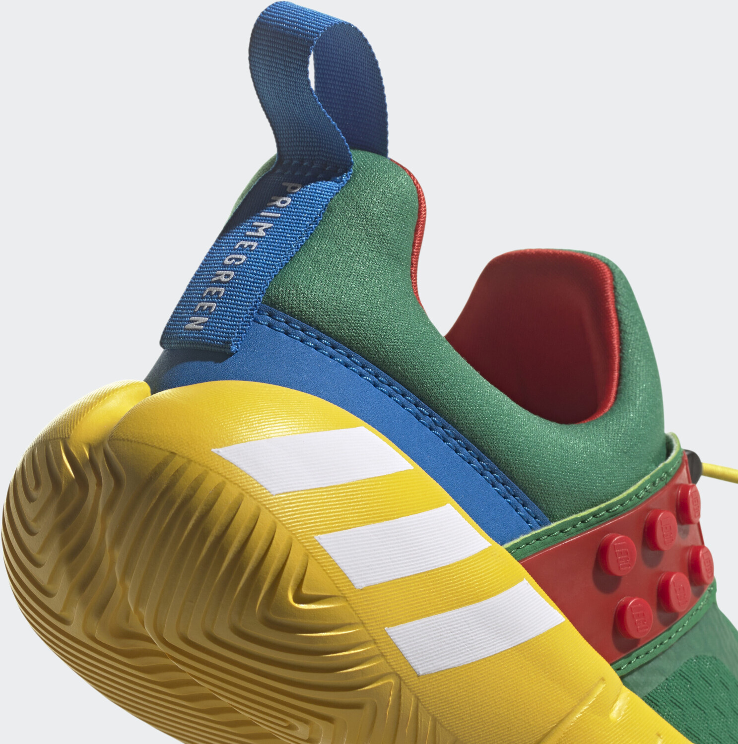 Adidas x LEGO RapidaZen Slip-On Core Green/Cloud White/Shock Blue Polyester Kinder (H05282) ab 