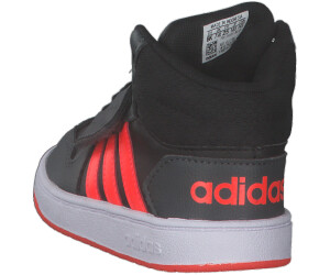 Adidas Hoops 2.0 Mid Kids Core Black Solar Red Grey Six GZ7780