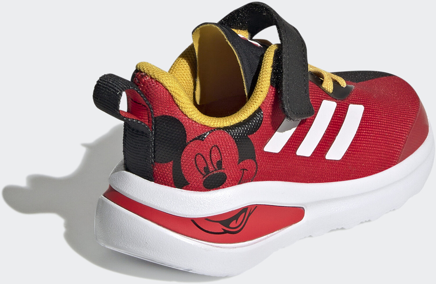 Adidas Disney Mickey FortaRun Core Black/Cloud White/Vivid Red Polyester Kinder au meilleur prix 