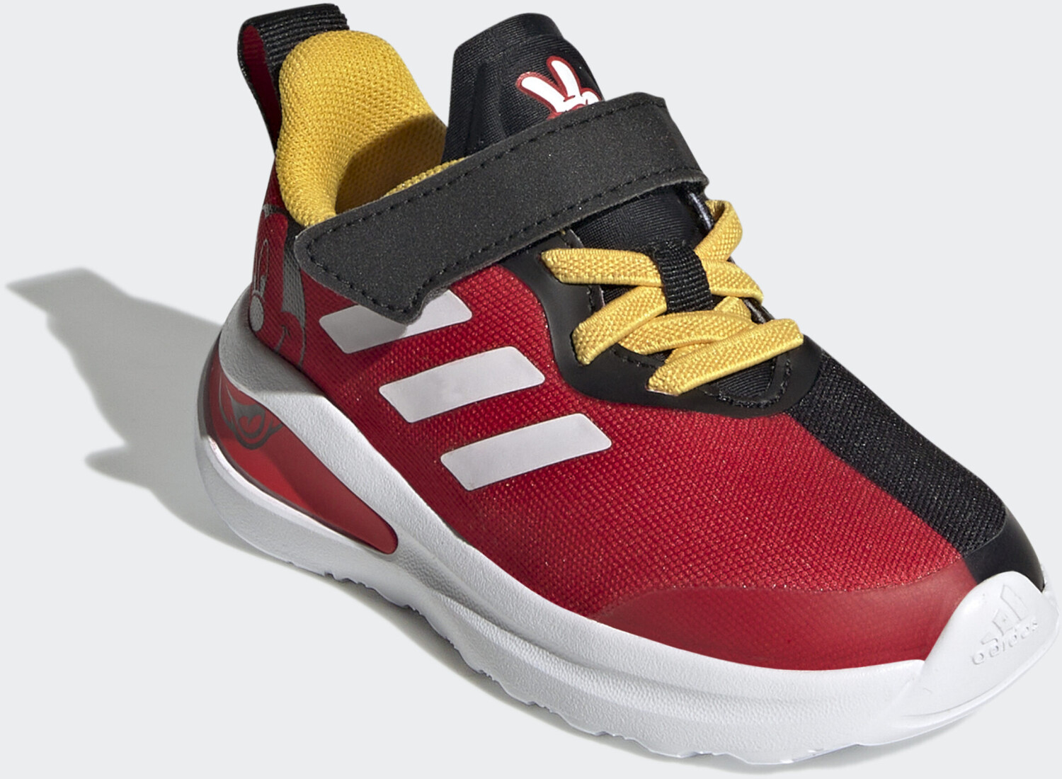 Adidas Disney Mickey FortaRun Core Black/Cloud White/Vivid Red Polyester Kinder au meilleur prix 
