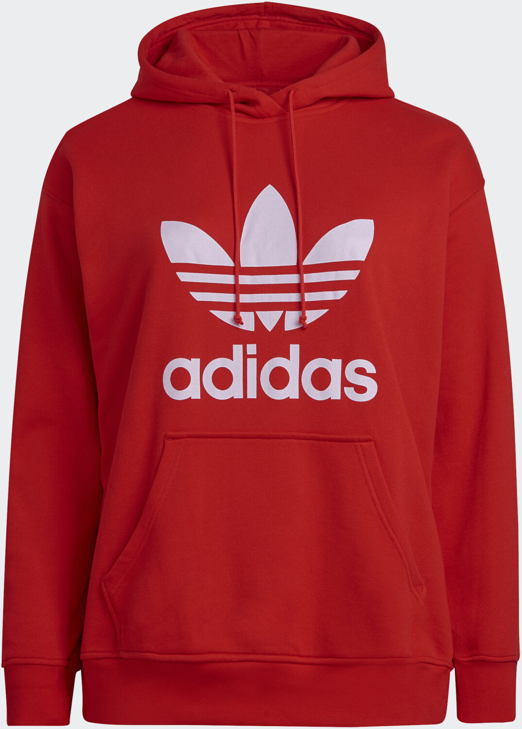 Buy Adidas Trefoil Hoodie Big Sizes red (H22897) from £50.00 (Today ...