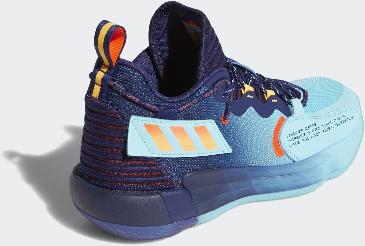 Buy Adidas Dame 7 EXTPLY Dark Blue/Pulse Aqua/Solar Red from Â£74.99 (Today) â Best Deals on 