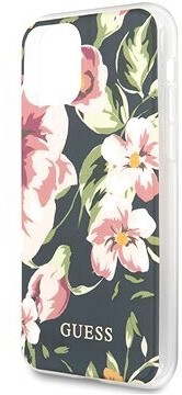 Guess Flower Shiny N.3 for iPhone 11 Navy
