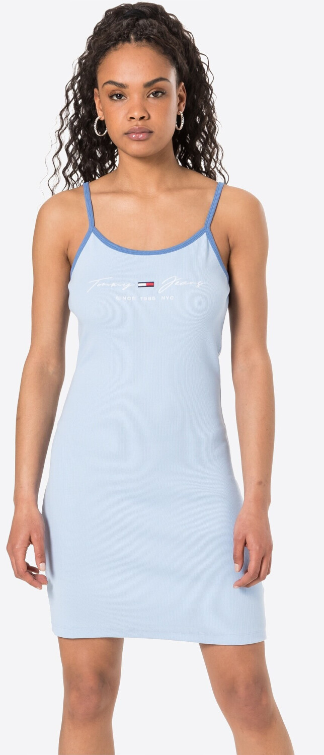 Tommy Hilfiger Pastel Strap Bodycon Logo Dress (DW0DW10968) powdery blue ab 35,99 