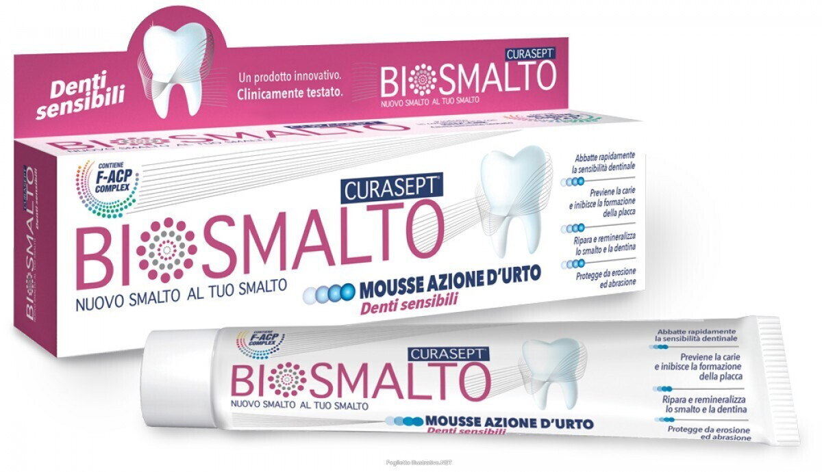 Curasept Biosmalto Mousse Sensitive Teeth 50ml